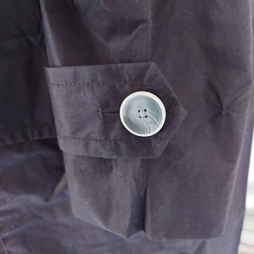 ATM Anthony Thomas Melillo Black Paper Cotton Coat - Picture 15 of 16